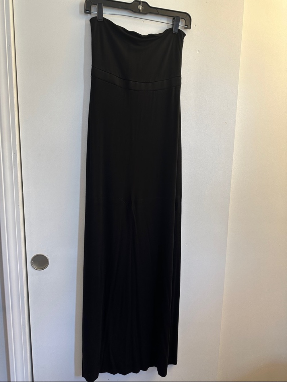 Old Navy Black Strapless Maxi Dress